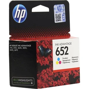 Cartridge HP F6V24AE, 652, Tri-color