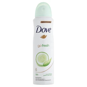 Dove Antiperspirant ve spreji Go Fresh s vůní okurky a zeleného čaje (Cucumber & Green Tea Scent) 150 ml