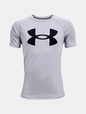 Under Armour UA Tech Big Logo SS Triko dětské Šedá