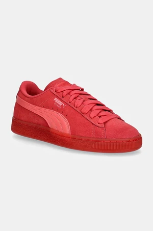 Semišové sneakers boty Puma Suede Classic Translucent červená barva, 398818