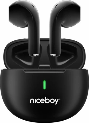 Niceboy Hive Beans Pop Black Drahtlose In-Ear-Kopfhörer