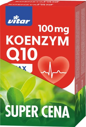 VITAR Koenzym Q10 Max 100 mg, 2 x 60 kapsúl