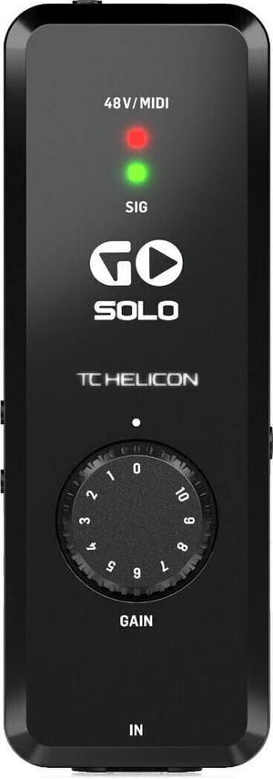 TC Helicon GO-SOLO Interfață audio iOS și Android