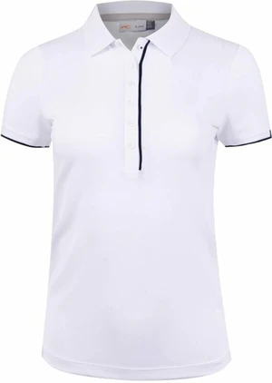 Kjus Womens Sia S/S Blanco 36 Camiseta polo