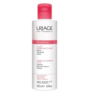 Uriage Dermo-čisticí fluid pro citlivou pleť se sklonem k začervenání Roséliane (Dermo-Cleasing Fluid) 250 ml