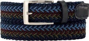 Alberto Multicolor Braided Black 110 cm Szalag