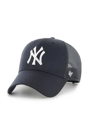 Šiltovka 47 brand MLB New York Yankees tmavomodrá farba, s nášivkou, BCWS-BRSRS17CTP-NY96