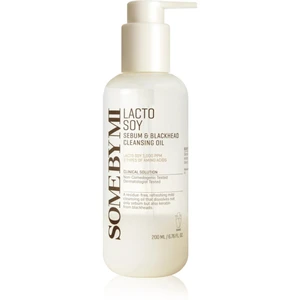 Some By Mi Lactosoy Sebum & Blackhead Cleansing Oil jemný čistiaci olej pre citlivú pleť 200 ml