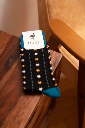 Stars Socks 051-102 Black Black