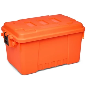 Plano box sportsmans trunk small - blaze orange