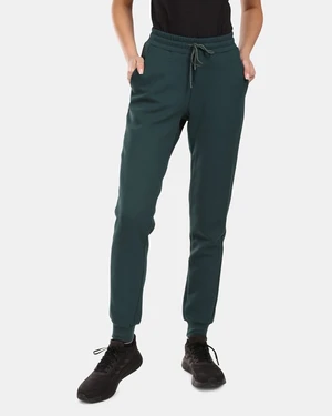 Women's cotton sports sweatpants Kilpi MATTY-W Dark green