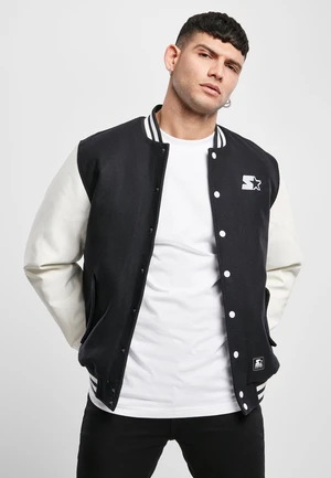 Starter College Jacket Black/White