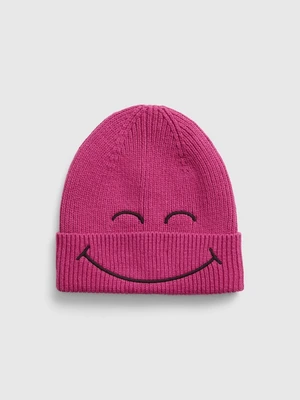 GAP Gap & Smiley® Čepice dětská Růžová