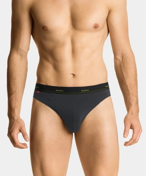 Men's sports briefs ATLANTIC Pima - dark gray