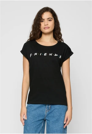 Black T-shirt with Ladies Friends logo