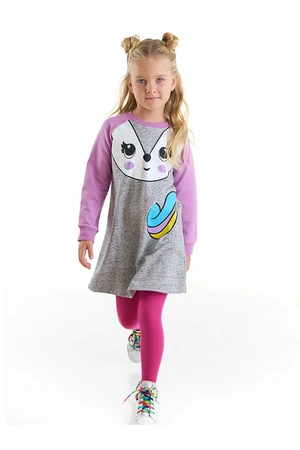 Denokids Unicorn Fox Girls' Dress