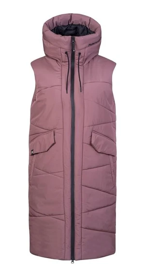 Women's quilted vest Hannah ELA rose taupe