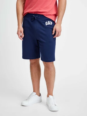 Blue Men's Shorts GAP Logo mini arch shorts