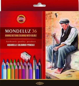 KOH-I-NOOR Mondeluz 3712/36 Sada akvarelových tužek 36 ks