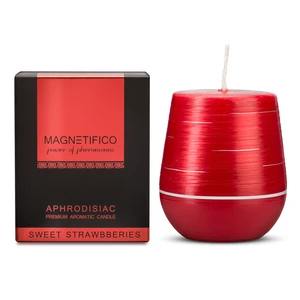 Magnetifico Power Of Pheromones Afrodiziakální vonná svíčka Sweet Strawberries (Aphrodisiac Candle) 200 g