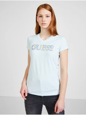 Light blue women's T-shirt Guess - Women