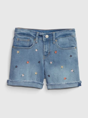 GAP Kids Denim Midi Shorts Washwell - Girls