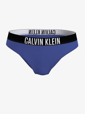 Calvin Klein Underwear Modrý dámsky spodný diel plaviek Calvin Klein