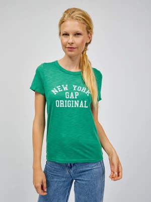 Zelené dámske tričko GAP original New York