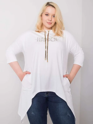 White loose blouse