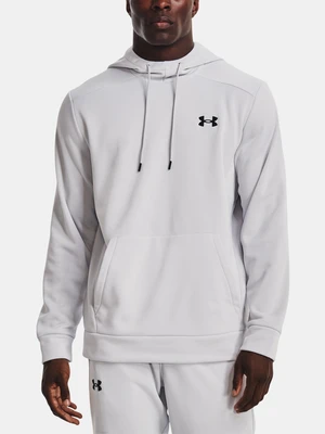 Under Armour Sweatshirt UA Armour Fleece Hoodie-GRY - Mens