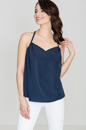 Lenitif Woman's Blouse K392 Navy Blue