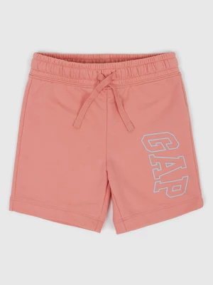 Pink girls' shorts with GAP logo