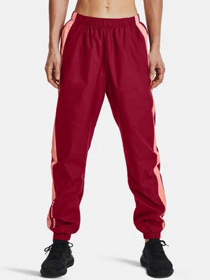 Under Armour Kalhoty UA Rush Woven Pant -PNK - Dámské