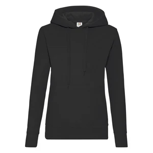 Czarna bluza z kapturem Hooded Sweat Fruit of the Loom