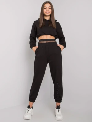 Black set with Moline trousers