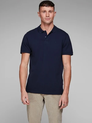 Blue basic polo T-shirt Jack & Jones - Men