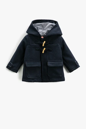 Koton Baby Boy Navy Blue Coat