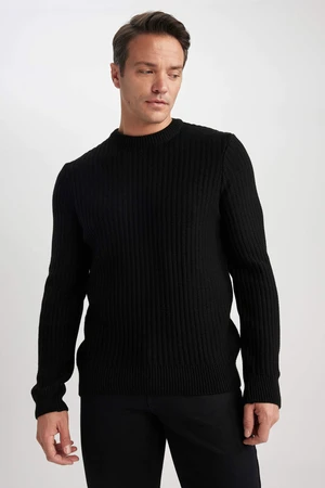 DEFACTO Standard Fit Crew Neck Knitwear Pullover