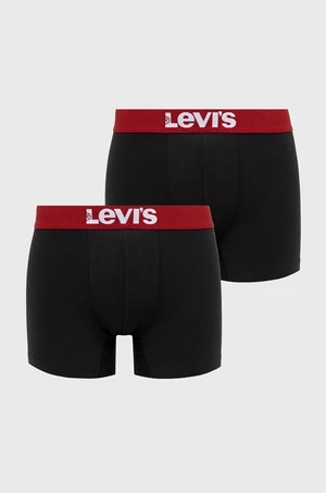 Boxerky Levi's 37149.0272-black, pánske, čierna farba