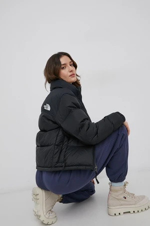 Páperová bunda The North Face W 1996 Retro Nuptse Jacket dámska, čierna farba, zimná, NF0A3XEOLE41