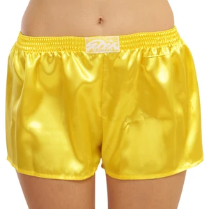 Women's briefs Styx classic rubber satin yellow