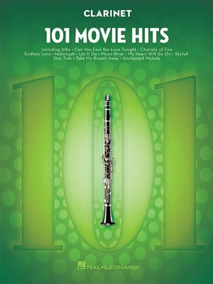 Hal Leonard 101 Movie Hits For Clarinet Note