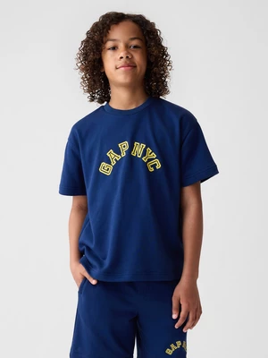 Navy blue boys' t-shirt GAP NYC