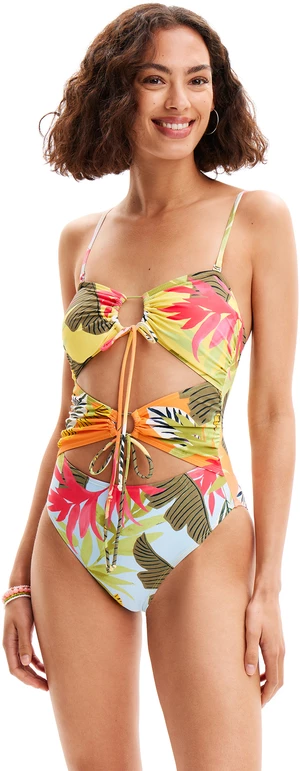 Desigual Dámské jednodílné plavky Swim Palms One Piec 24SWMK059019 XL