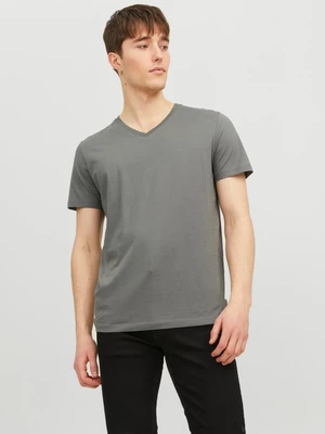 Jack & Jones Organic Triko Šedá