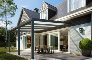 Hliníková pergola SKYLUX CLIMALUX 4m Dekorhome 400 cm