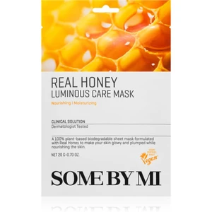 Some By Mi Clinical Solution Honey Luminous Care Mask rozjasňujúca plátienková maska 20 g