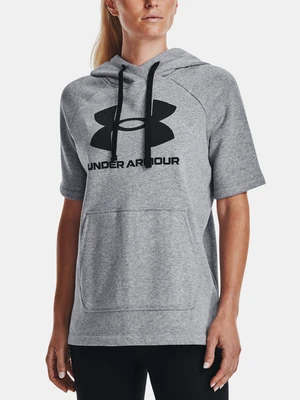 Under Armour Sweatshirt Rival Fleece SS Hoodie-GRY - Women