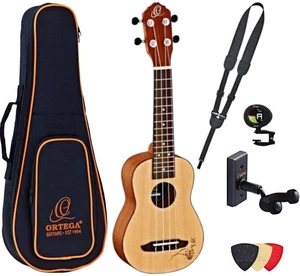 Ortega RU5-SO Deluxe SET Natural Ukulele soprano