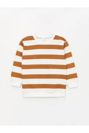 LC Waikiki Crew Neck Long Sleeve Striped Baby Boy Sweatshirt